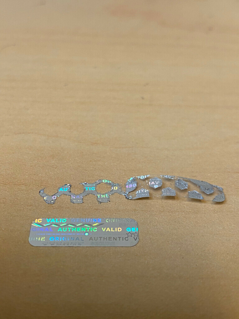 QTY 250 Small! Custom Printed Tamper Evident Security Void Hologram Labels