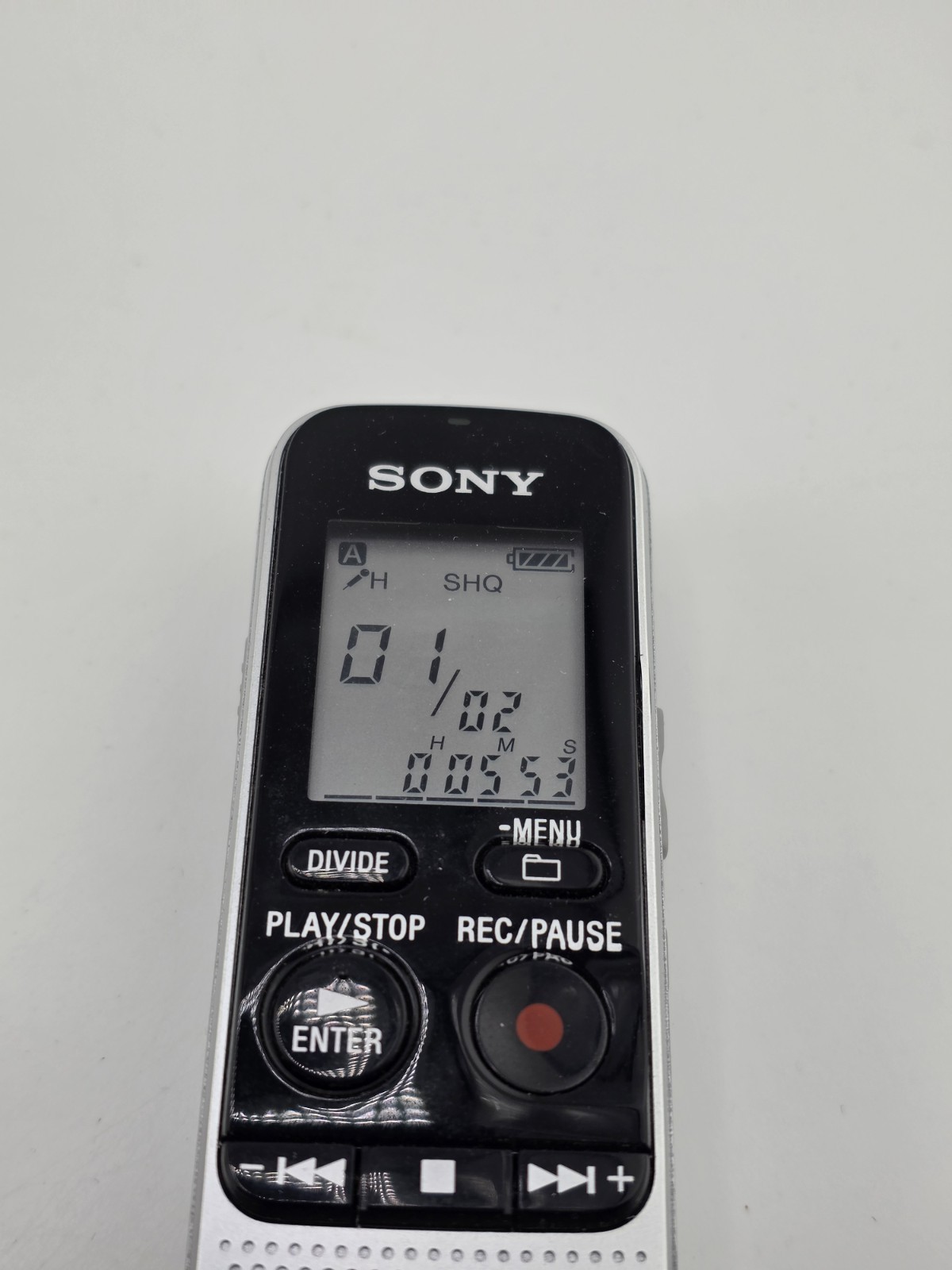 Sony ICD-BX112 Digital Voice Recorder 2GB 500HR Handheld • Tested Working