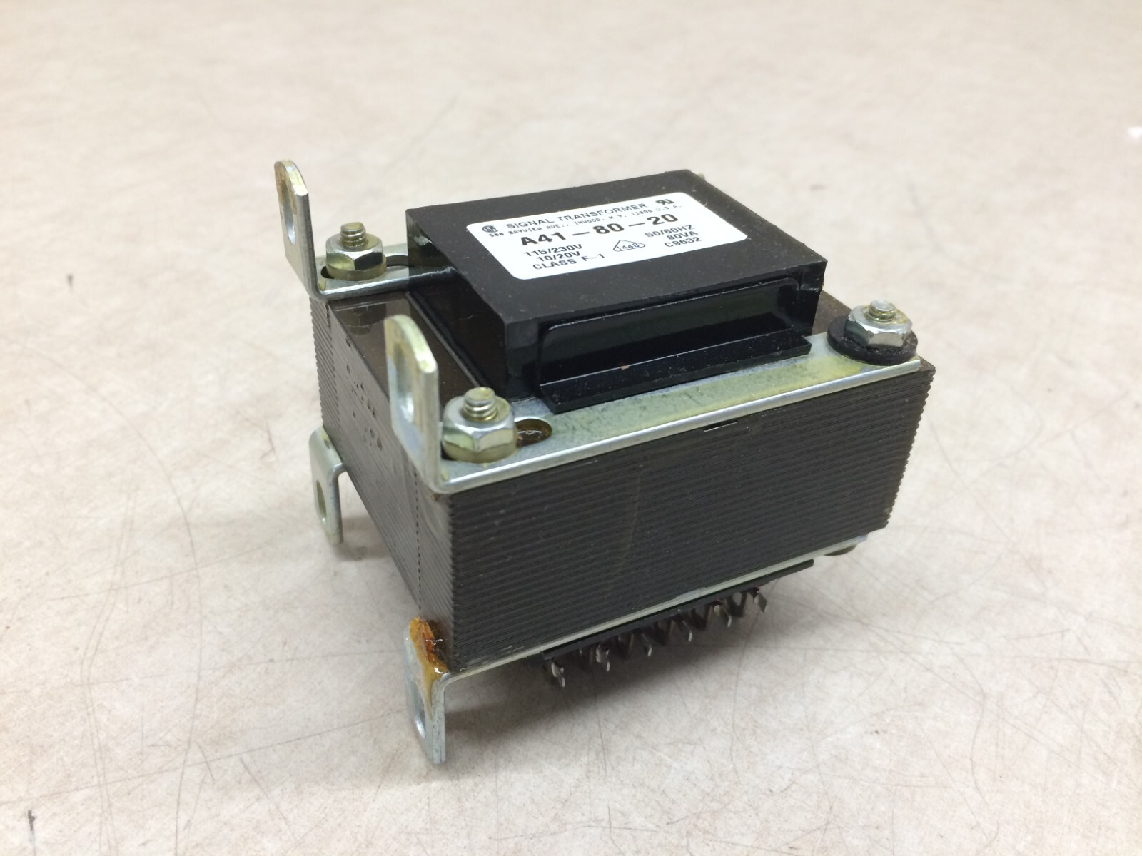Signal Transformer A41-80-20 115/230V 10/20V 50/60Hz 80VA C9632 Bel A41 Series