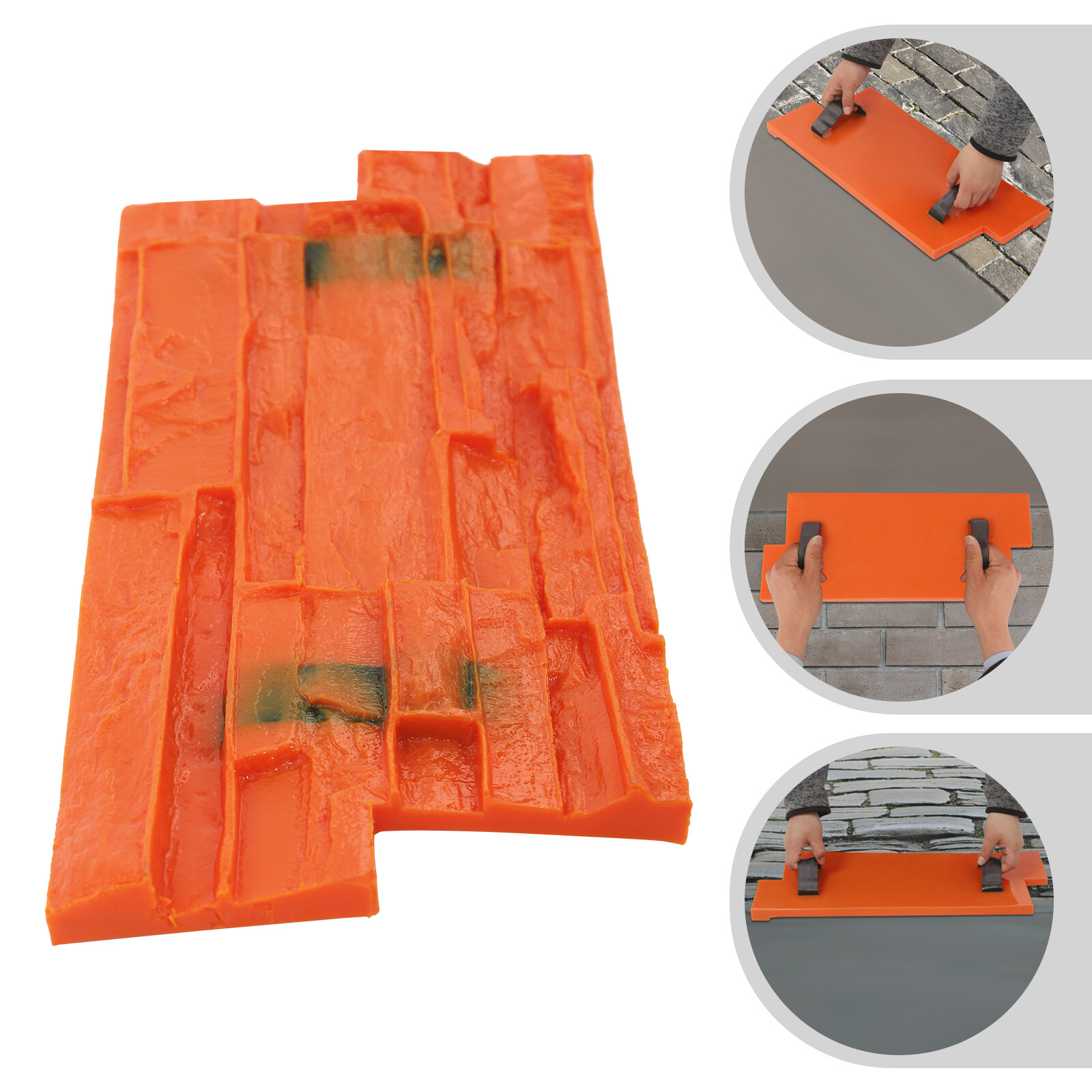 Concrete Mold, Texture Mat/Cement Texture Mold 58.4*24.3*3cm/22.99*9.57*1.18in