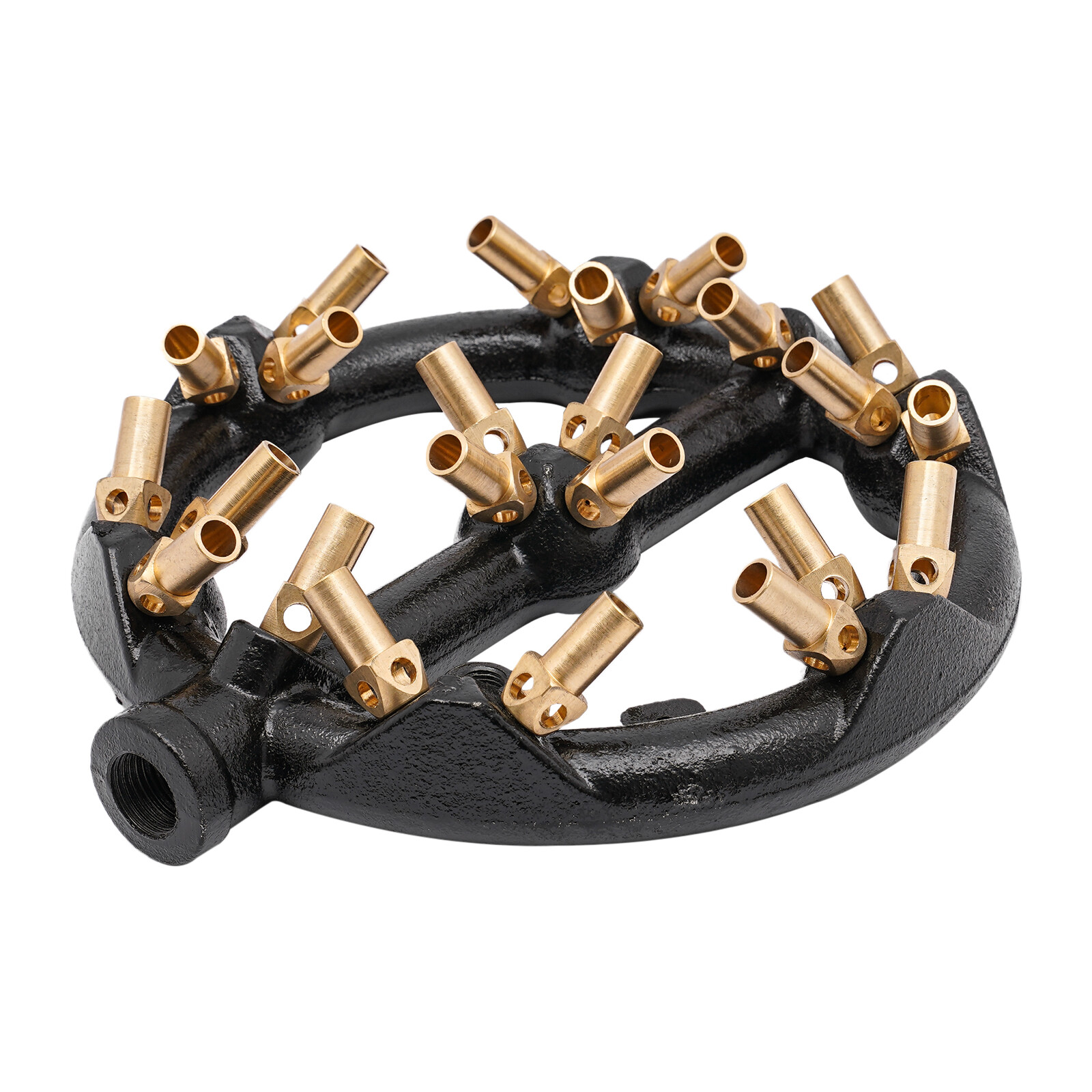 Jet Burner with 23 Heads Tips of Natural Gas Intake Chinese Wok Range Pot 65mm