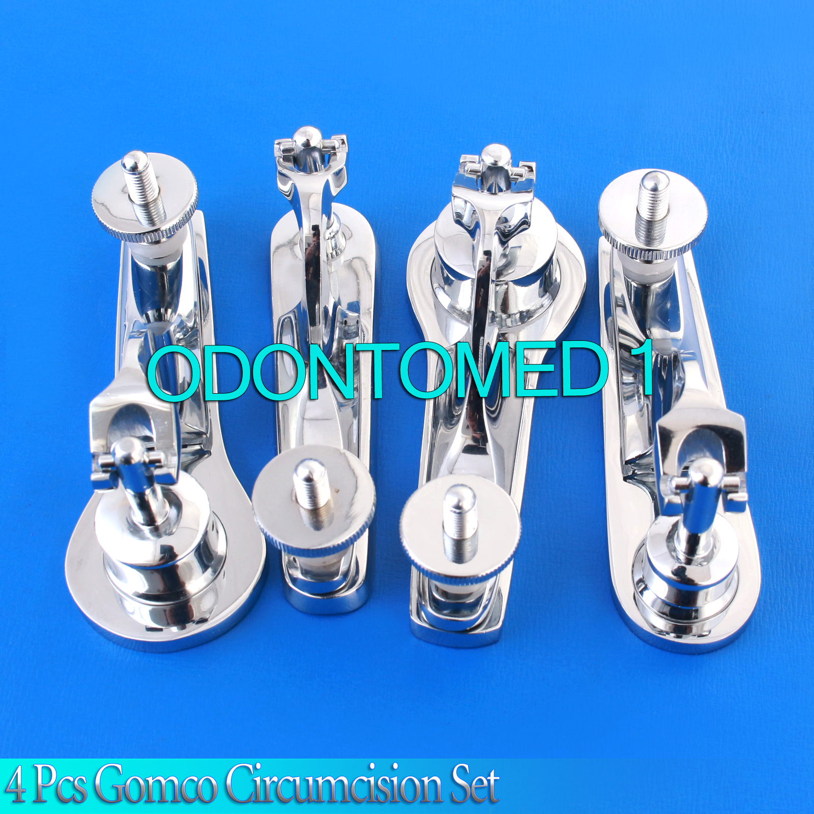 4 PCS Gomco Circumcision Clamp 1.1+2.1+2.6+2.9cm Surgical Instruments