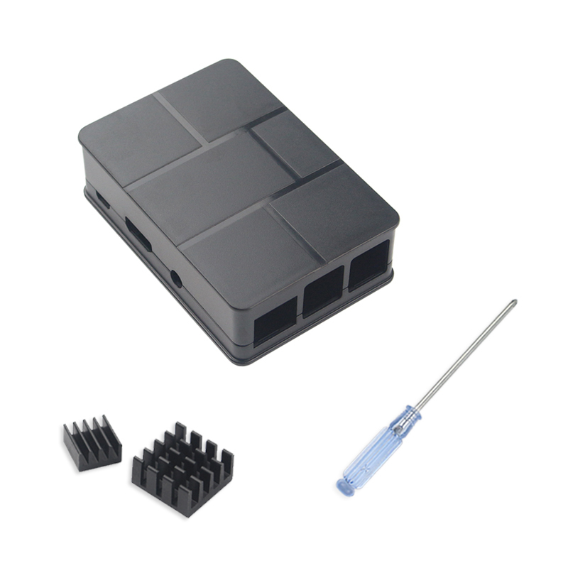 Raspberry Pi 3 Model B 512 Black ABS Case Cover Shell Enclosure Box Screwdriver
