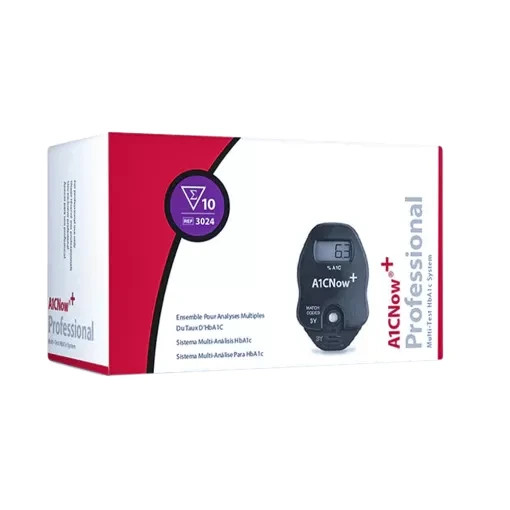 A1C Now+ Rapid Diagnostic Test Kit, A1CNow+ Monitor, (10) Test Cartridges, (10)