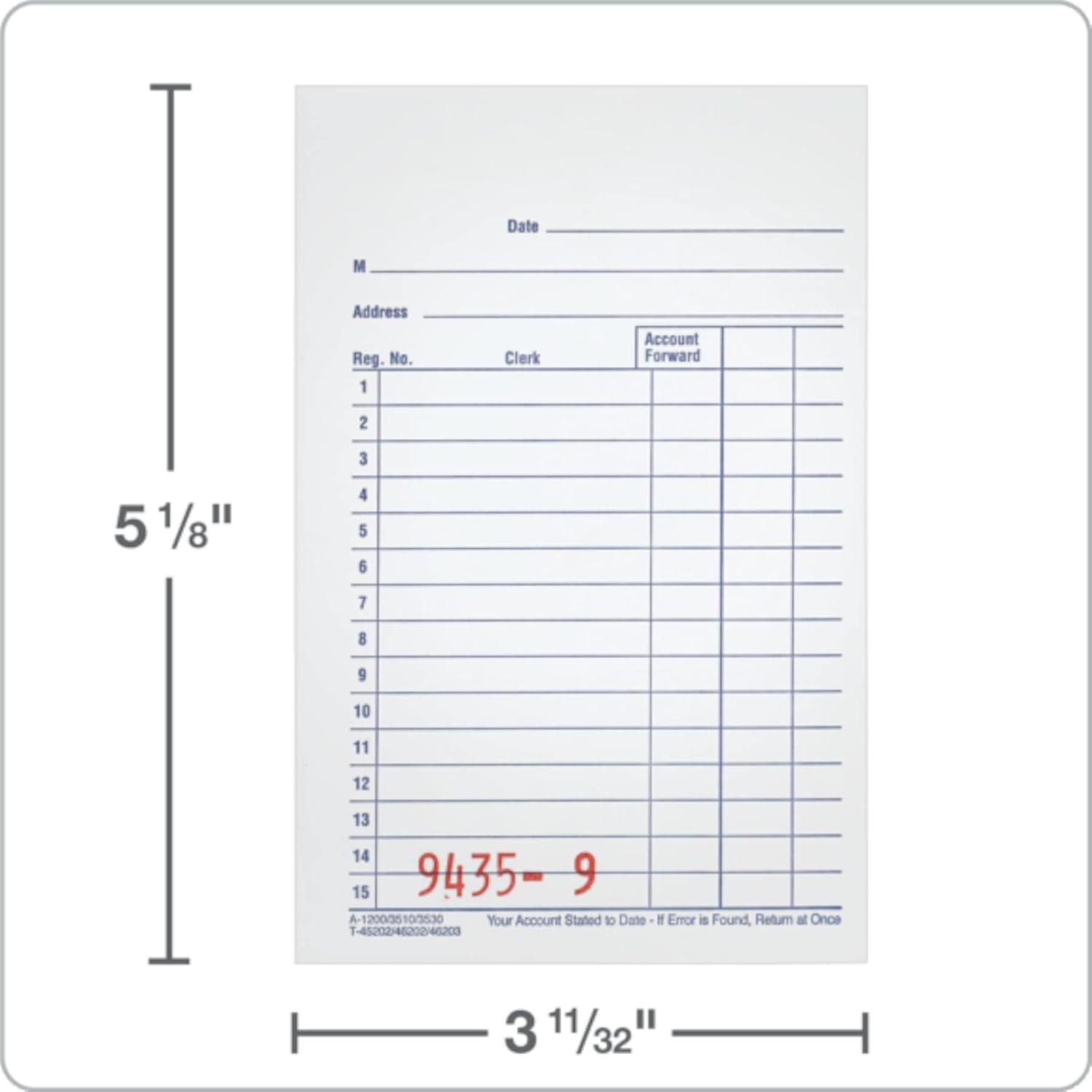2-Part Carbonless Sales Books, 50 Sets Each, Perfect for On-the-Go Transactions