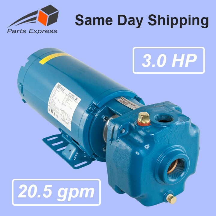 NEW BURKS WATER PUMP#330CS7M-FE, 3.0 HP, 20.5 GPM, 3-PH, 208/230/460V, RPM 3450