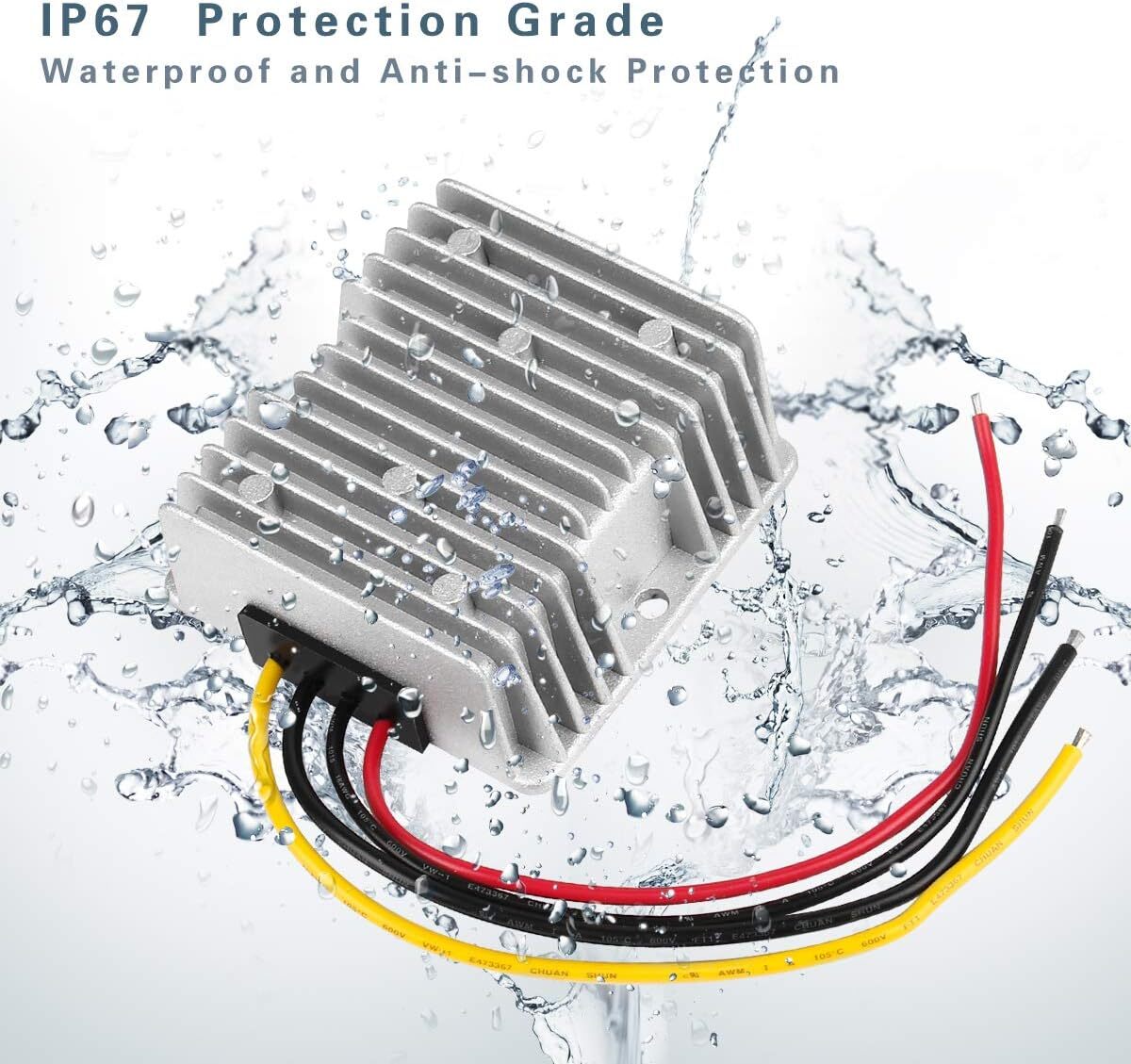 DC 24V to 12V Converter 60W 120W 240W 360W Step Down Voltage Reducer Waterproof