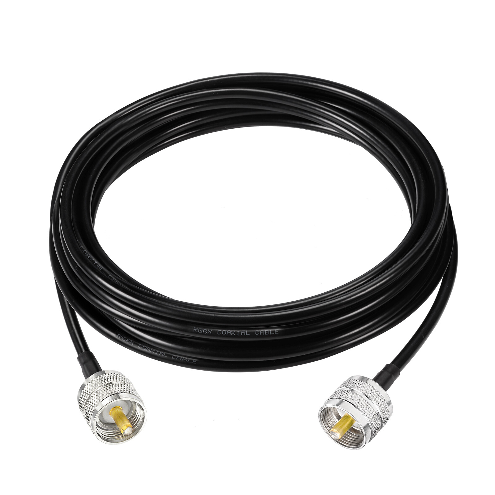 RG-8X RG8X Coax Cable PL259 UHF Male Ham Radio Low Loss for SWR Meter,CB Antenna