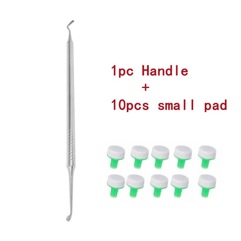 Dental OptraSculpt Foam Pads Kit Veneer Composite Resin Filling Spatula Handle