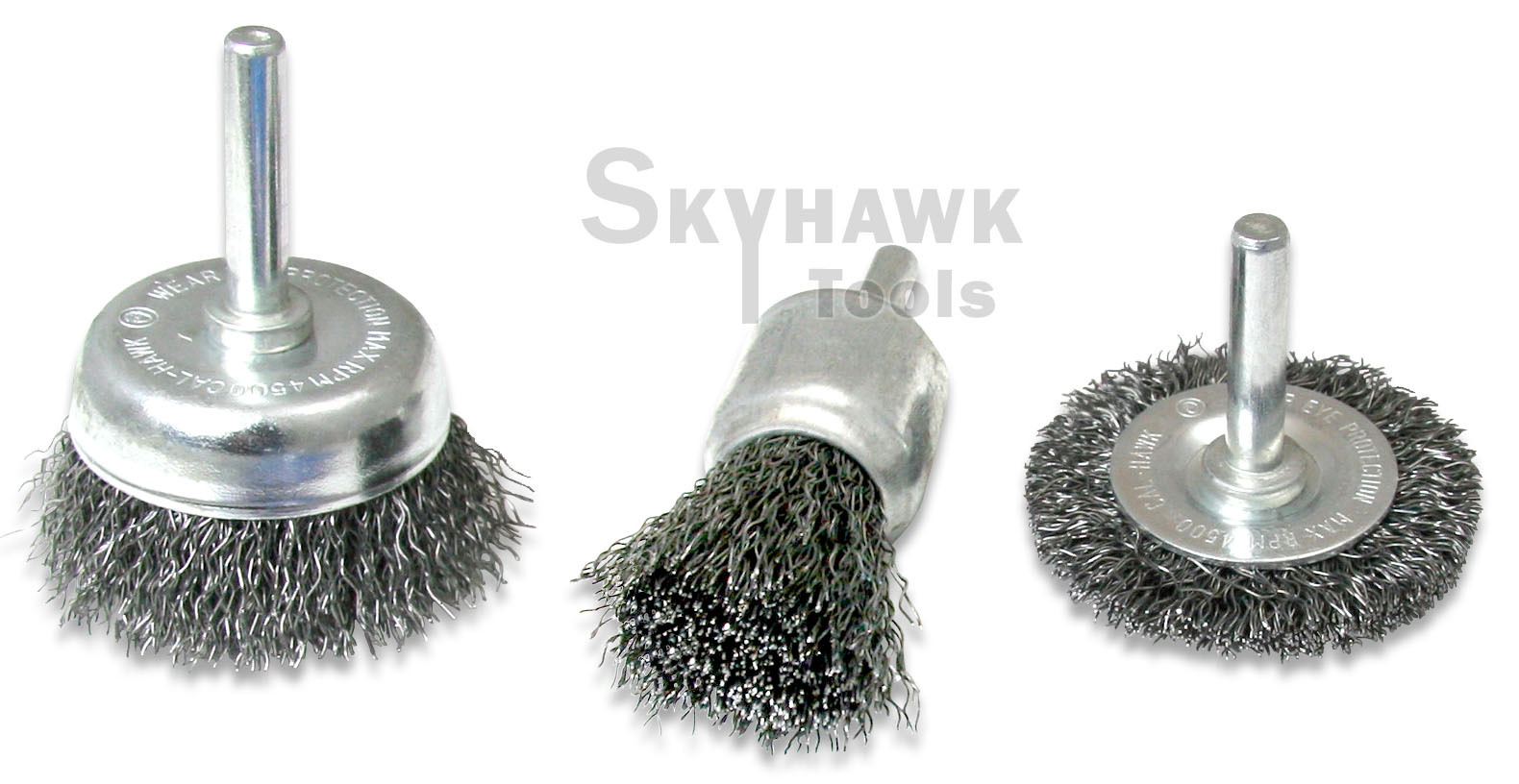 40-PC Wire Wheel Cup Brushes Assortment box lot Crimped Metal Grinding 1/4 Shank