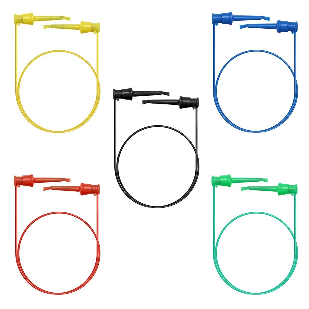 Dual Lead Multimeter Test Leads 5 Pcs Color Test Leads Electrical Test Hook
