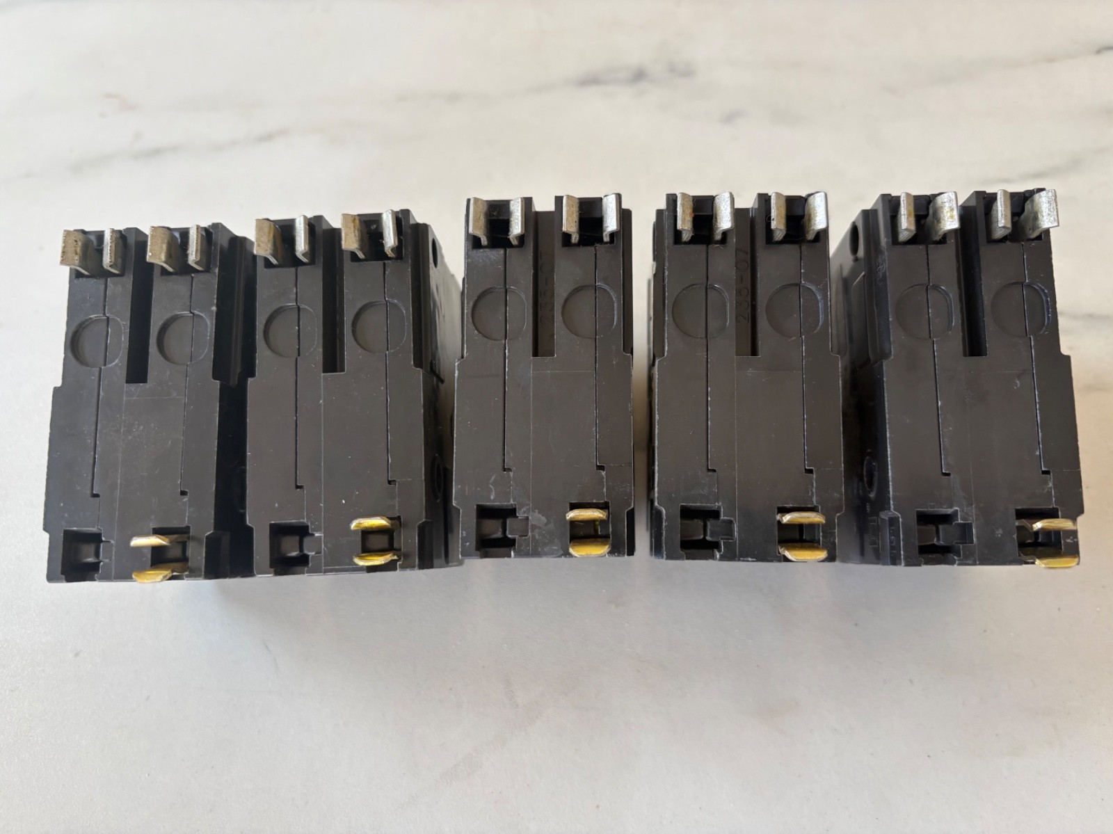 Lot of 5 SQUARE D QO230VH 2P 30A 240V 22K plug in circuit breaker