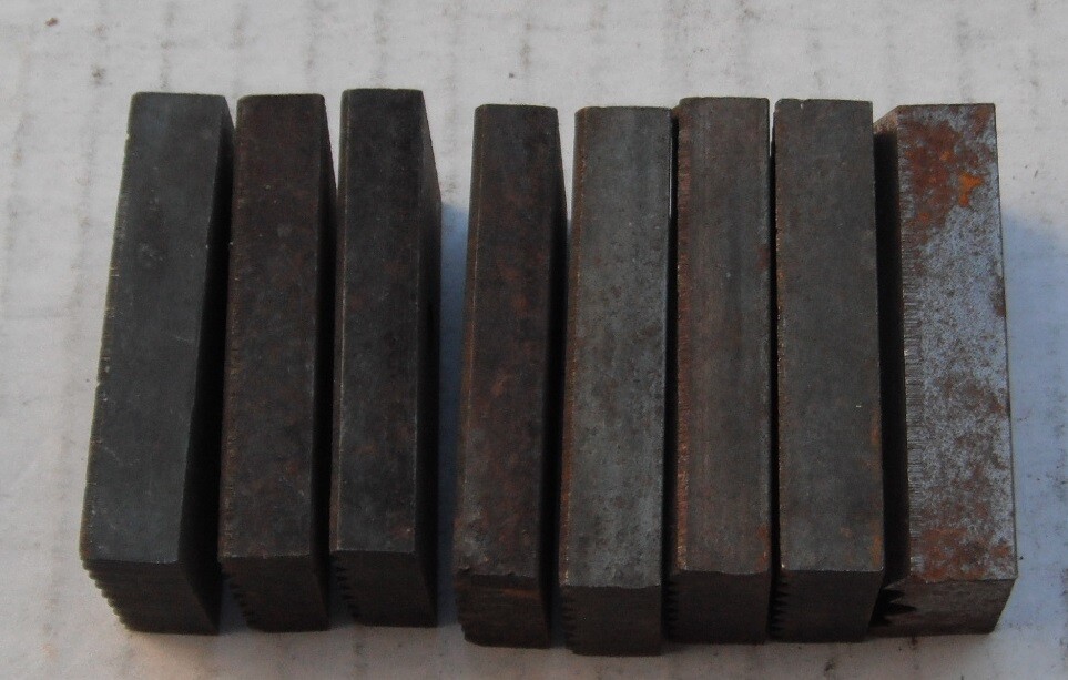 Steel–older flat stock..26 small pieces..3/16″ to 3/8″ thickness..4-5 lbs…er