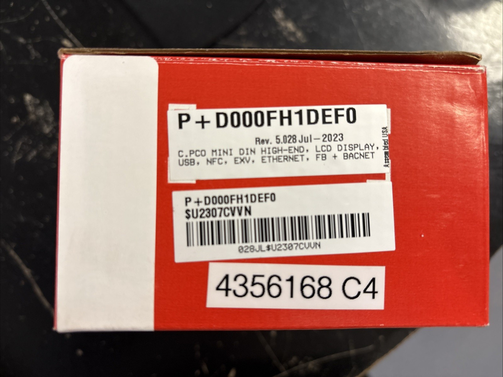 NEW C. PCO P+D000FH1DEF0 MINI DIN HIGH-END LCD DISPLAY, USB, ETHERNET, FB+BACNET