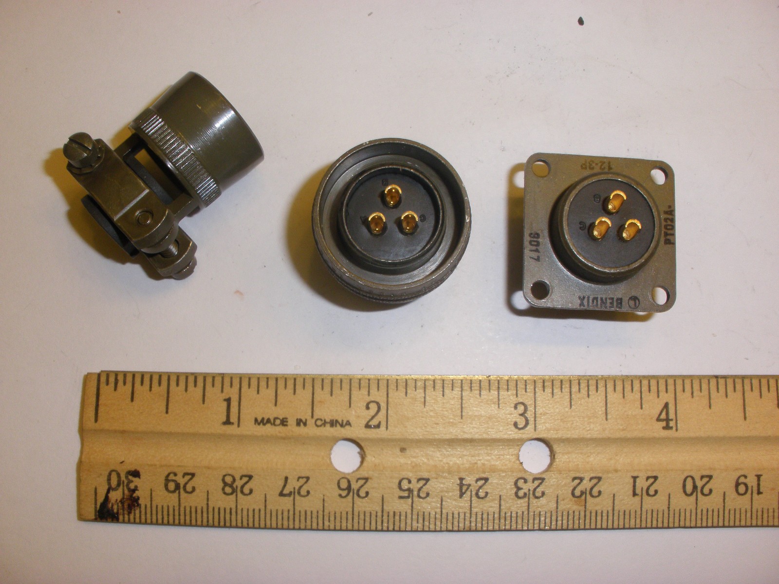 NEW – PT06A 12-3S (SR) and PT02A 12-3P – 3 Pin Mating Pair