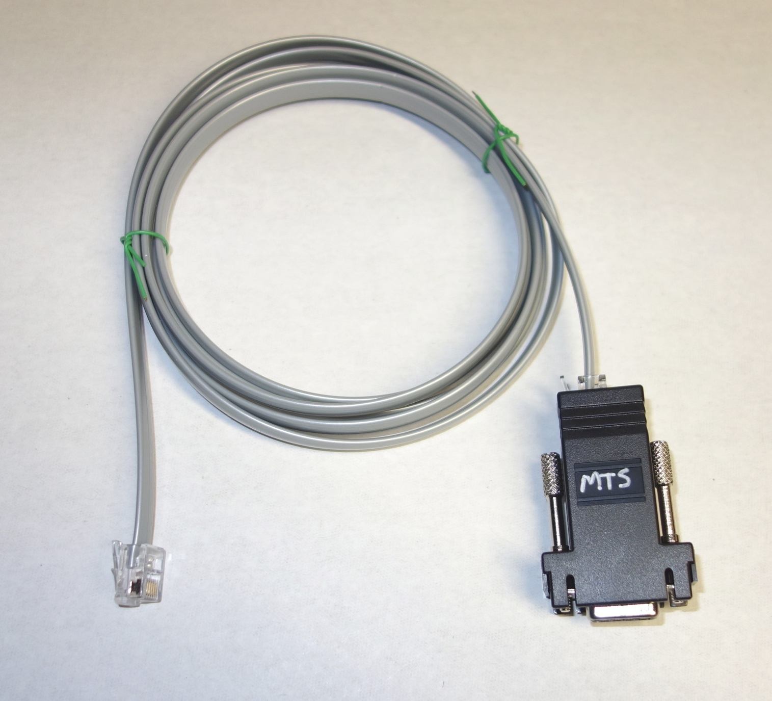 10ft Serial Cable RJ12-DB9﻿ PS15 PS30 PS60 PS90 for Mettler Toledo Parcel Scale