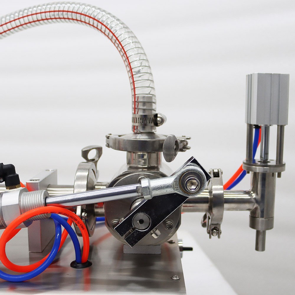 Paste Liquid Filling Machine 10-100ml Single Nozzle Pneumatic Piston Filler 110V