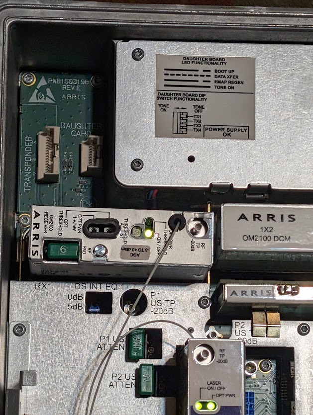 ARRIS Opti Max2100 Optical Node Fiber Deep Nodes OM2100 / OM21GJ-117A&0003