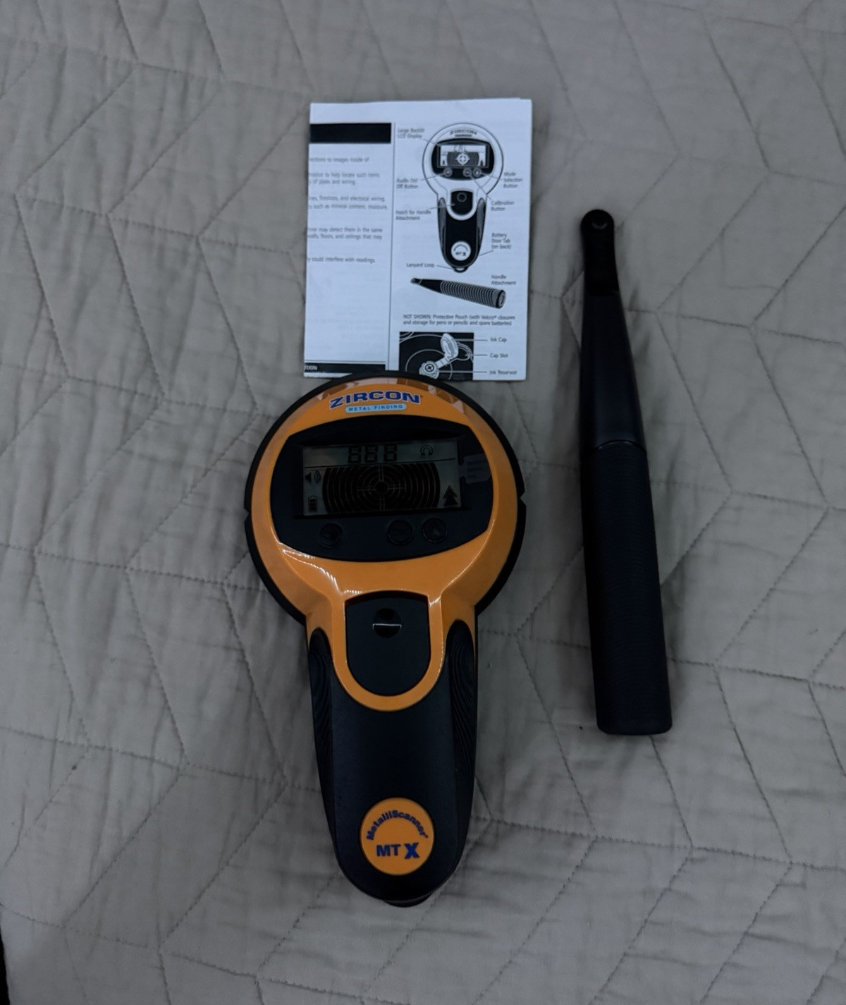 Zircon MetalliScanner MT X Handheld Metal Locator Scanner, IP54 Rated