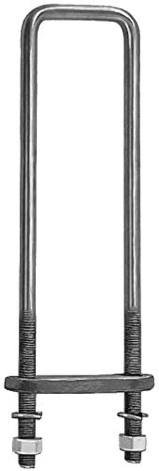 12-14-16-18-20-22 Inch Square U-Bolt Kits – 4 Bolt Sets for Heavy-Duty Use