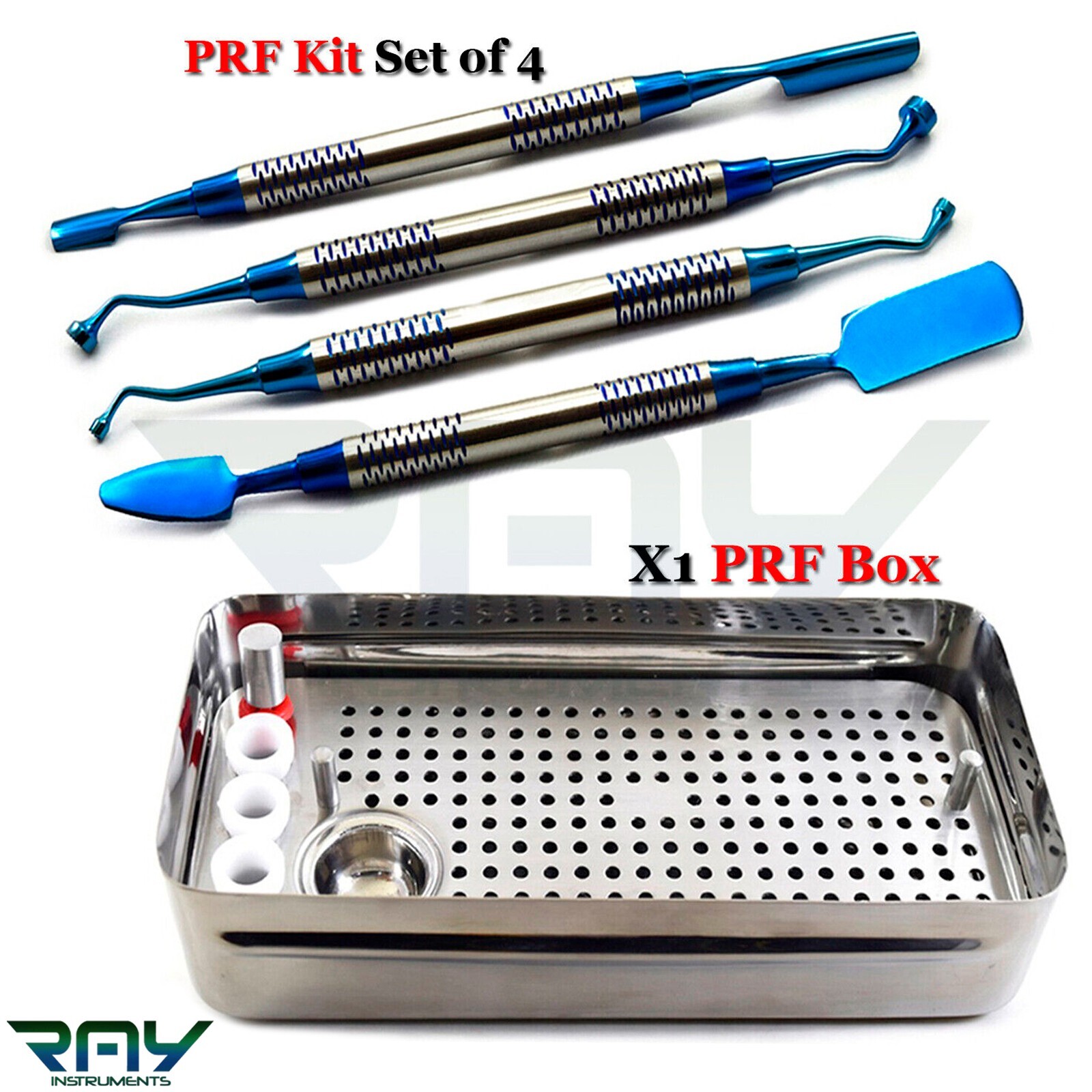 Dental Implant Surgery Instruments Surgical Bone Compactor Carrier PRF & GRF Box