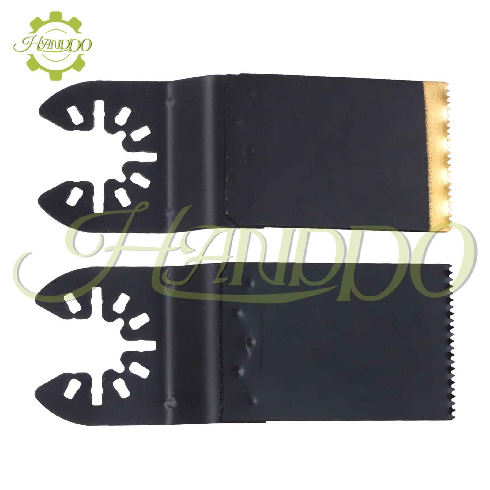 50PCS Titanium Oscillating Saw Blades Wood Plastics Metal Multitool Blades