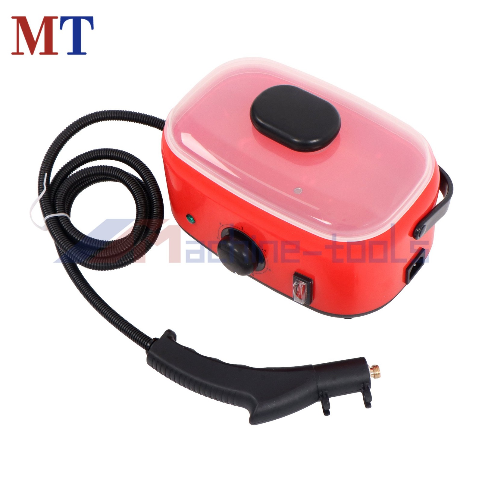 Adjustable Steam Cleaner 2500W Portable for Concrete Stains&Graffiti CleaningRed