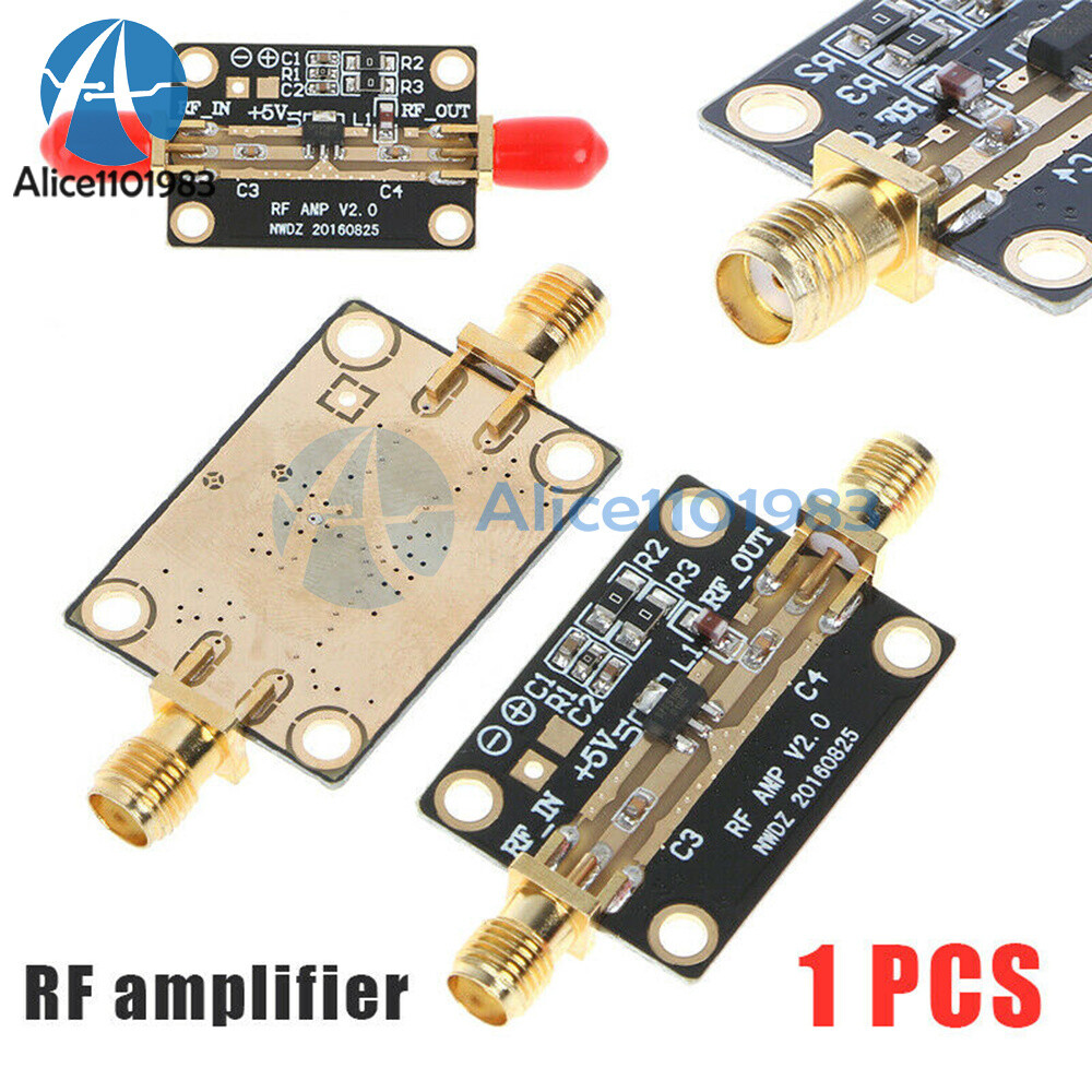 1-10PCS Low Noise LNA 0.05-4G NF=0.6dB RF amplifier FM HF VHF/UHF Ham Radio