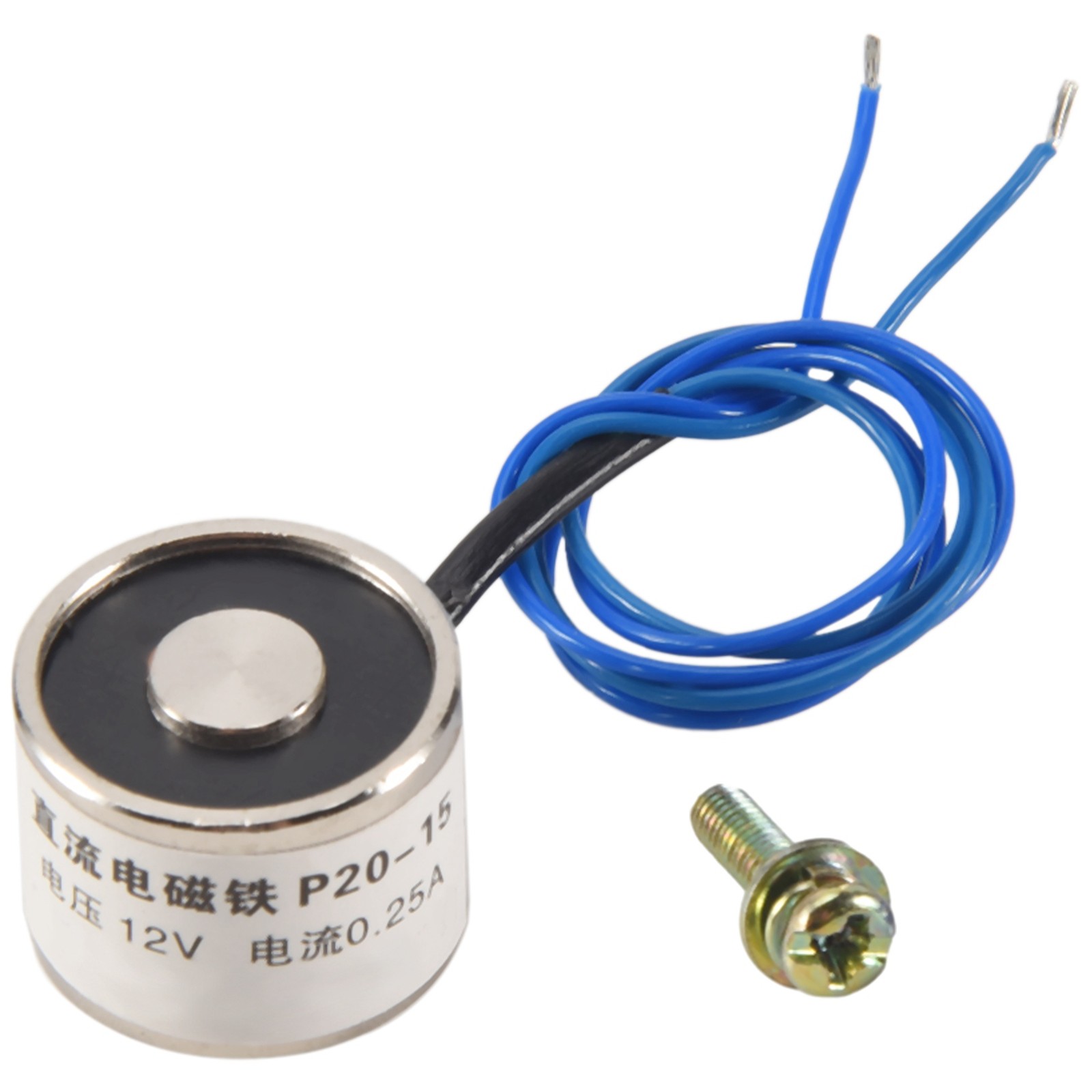 Sucked Electric Lifting Magnet Electromagnet 12VDC 2.5Kg 5.5LB 20x15mm O6Y17204
