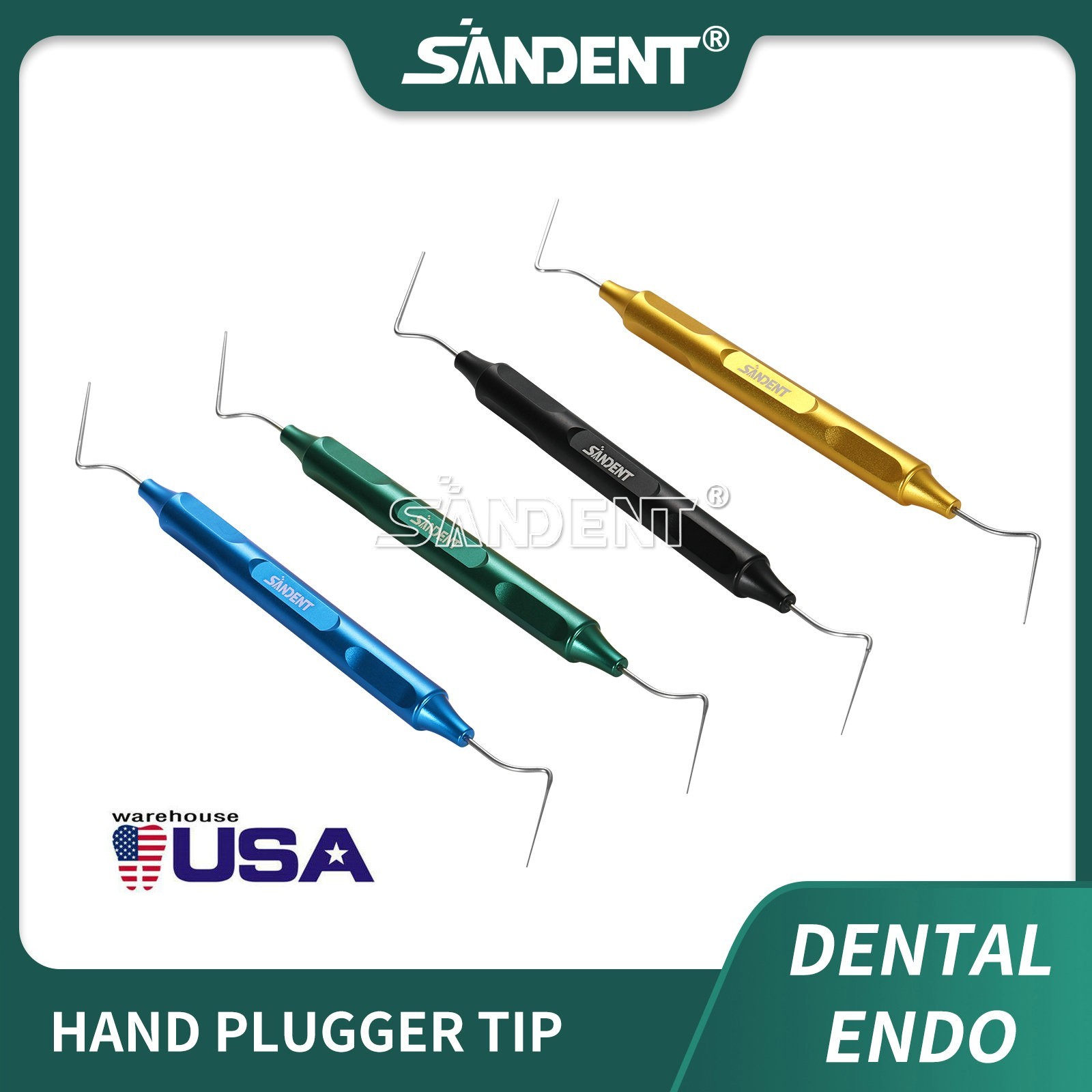 Nickel-Titanium Endo Pluggers – Vertical Condensation Tips for Root Canal 4Color