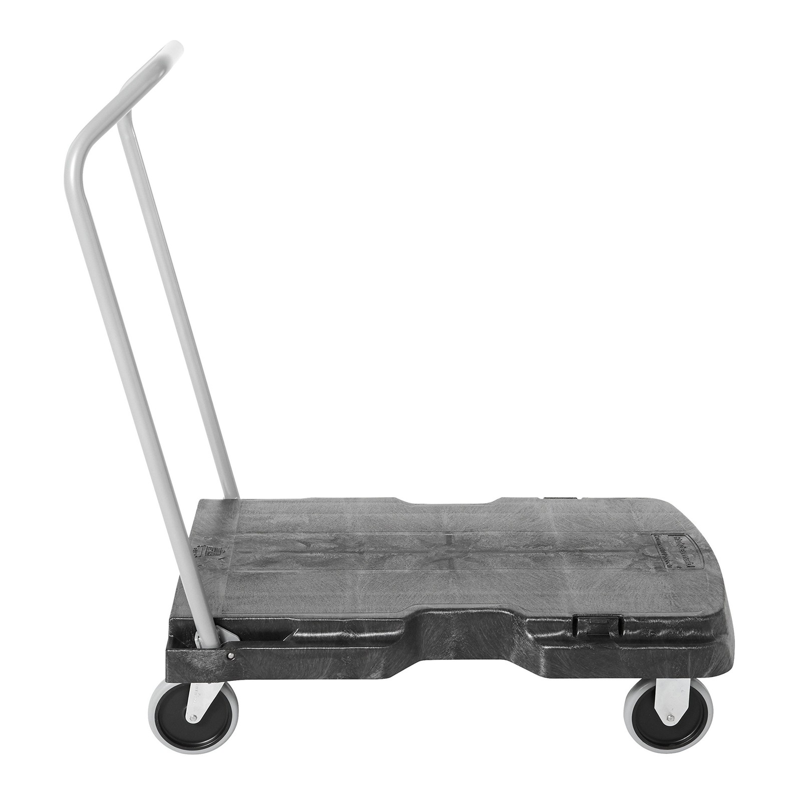 Rubbermaid Triple Trolley Platform Truck 500lb Capacity Black FG440100BLA