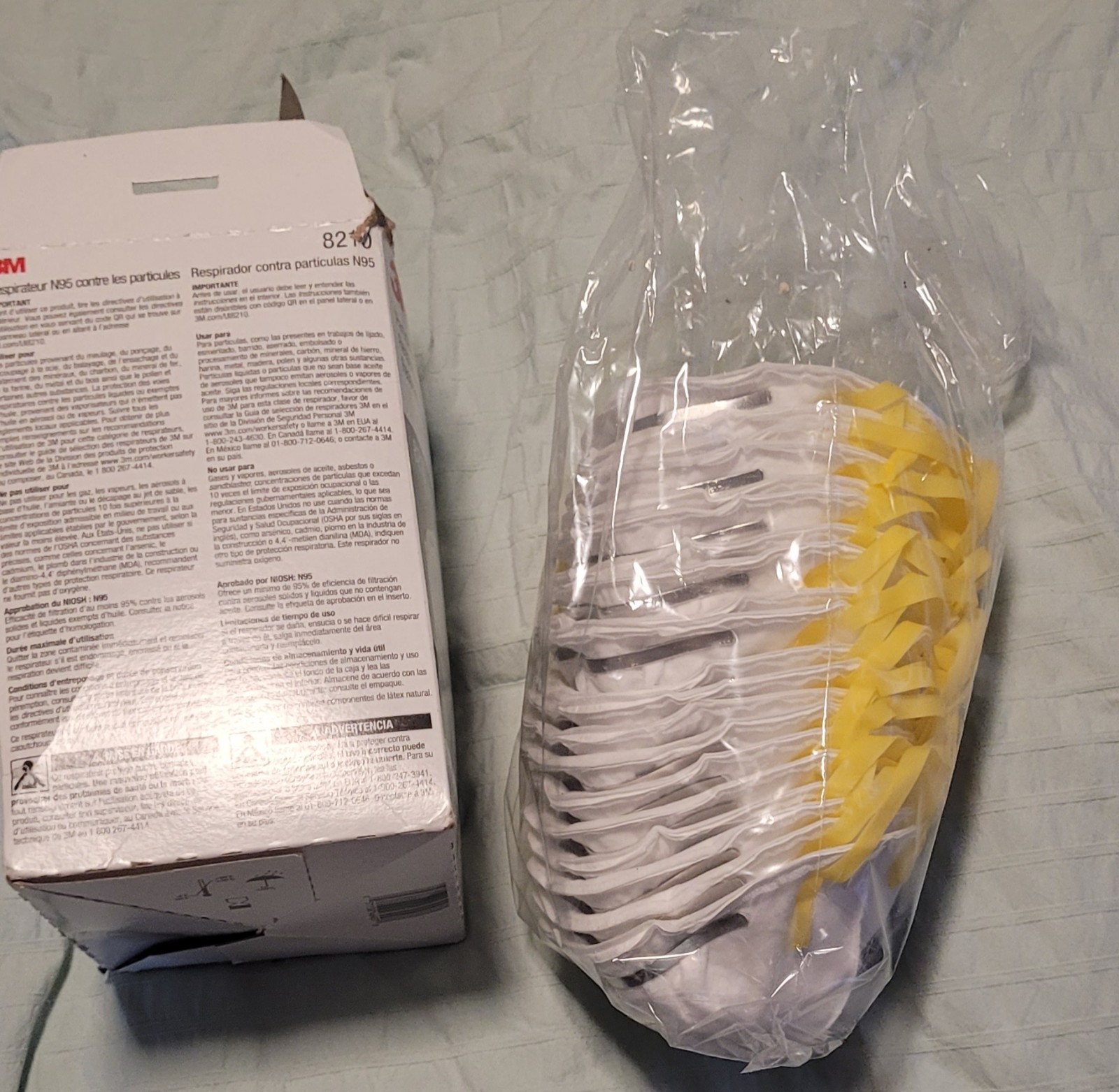 3M N95 Particulate Respirator Face Mask (8210) 20 pieces- Expires February 2029