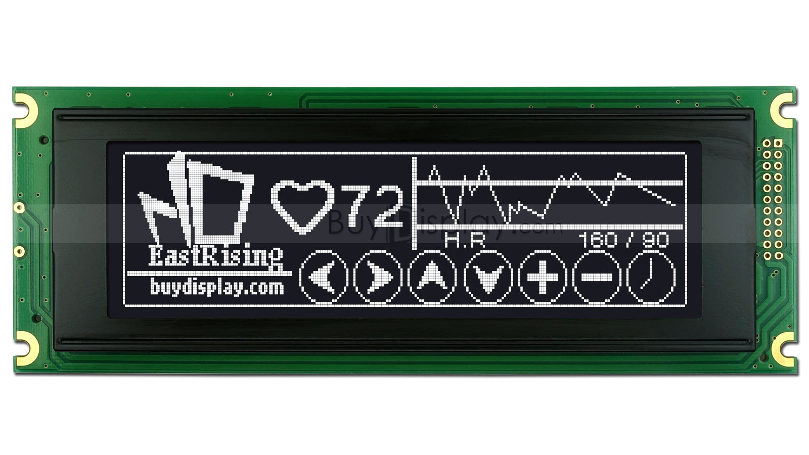 Black 240×64 Graphic LCD Display Module LCM w/RA6963,T6963 Controller w/Tutorial
