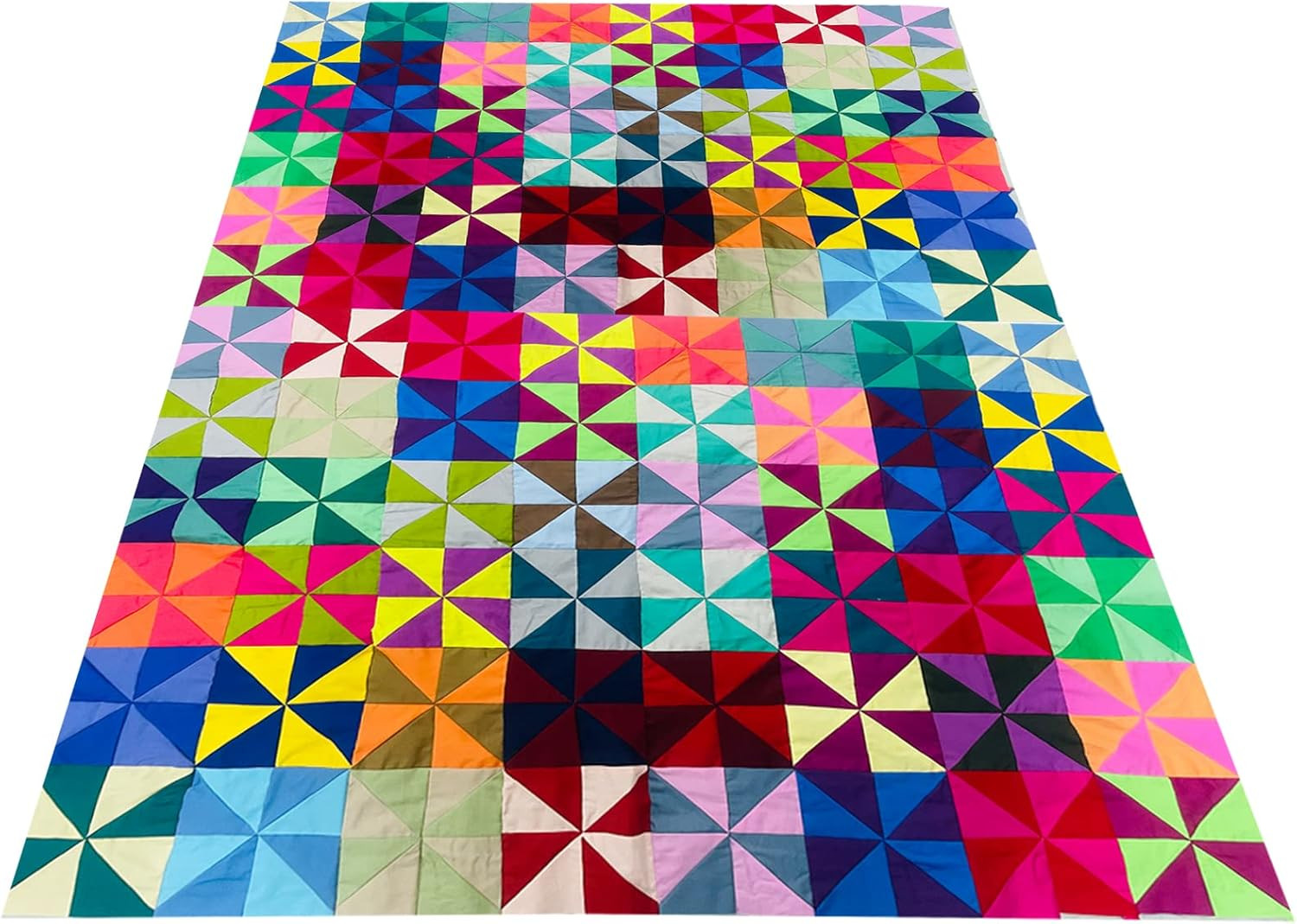 50PCS 10 x 10 inch Solid 100% Cotton Fat Quarters Fabric for Sewing and Quilting