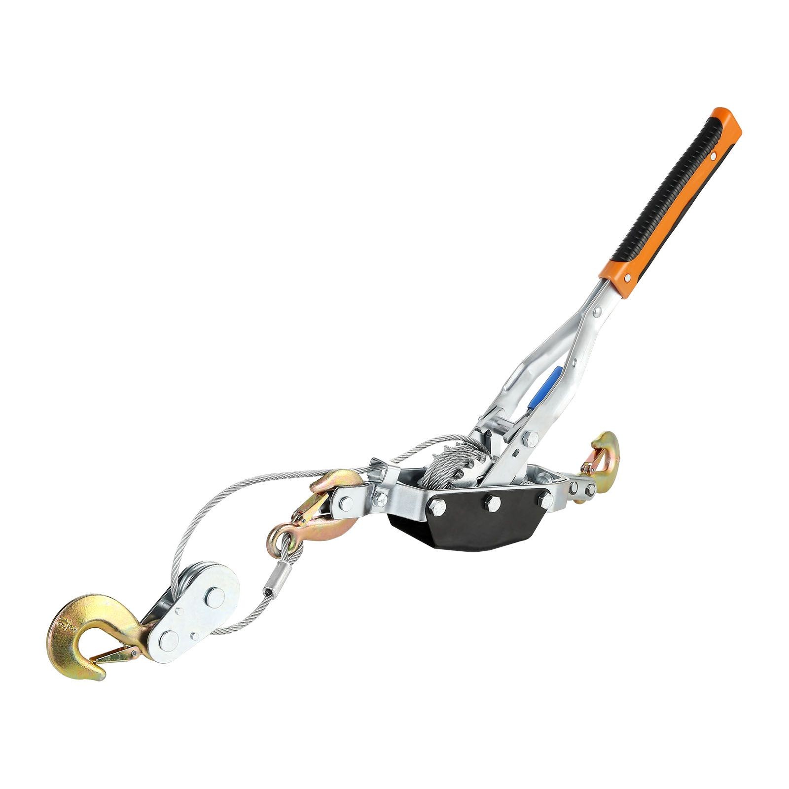 Heavy Duty 5 Ton Come Along Winch with Dual Gears & Steel Cable