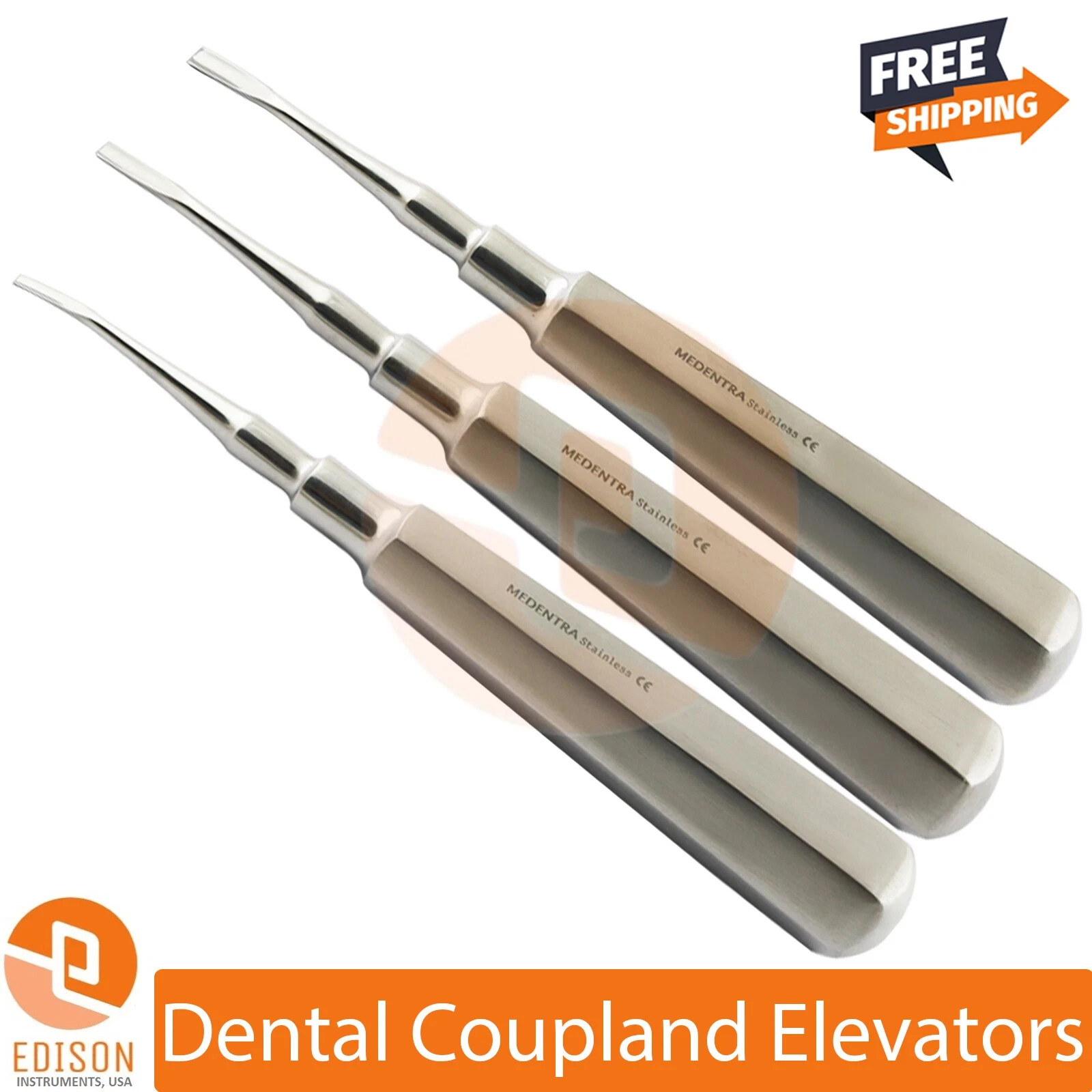 Coupland Dental Extracting Elevators Basic Tooth Extraction Kit Rongeur Pliers