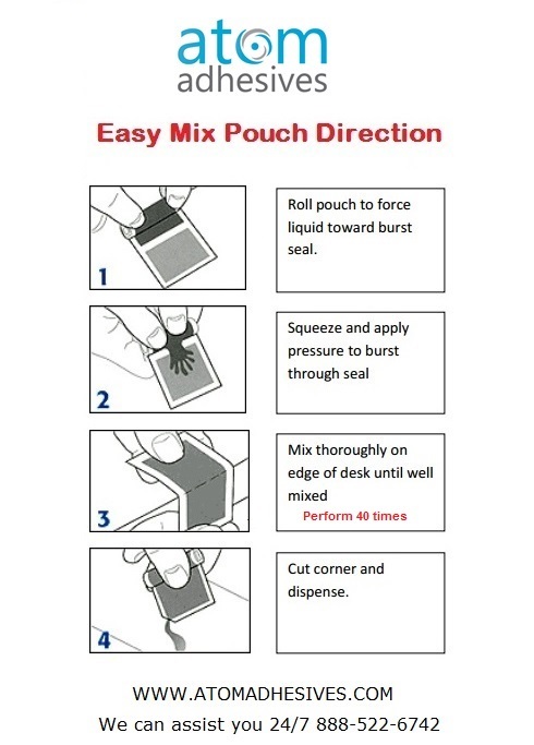 Medical Grade FDA Food Processing Epoxy Adhesive 2 Part Repair Kit, 2.5gm, FDA26