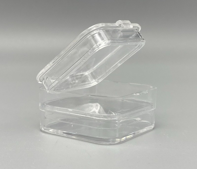 Dental Denture Hinged Display Box Film Membrane Storage Case False Teeth Case