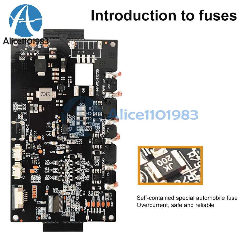 20W Car 3-coil Wireless Fast Charging Transmitter Circuit Board 9-32V