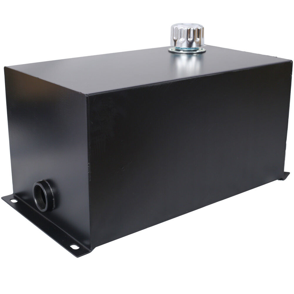5 Gallon 14 Gauge Steel Hydraulic Fluid Reservoir Tank with Inlet 1-1/2″ FNPT