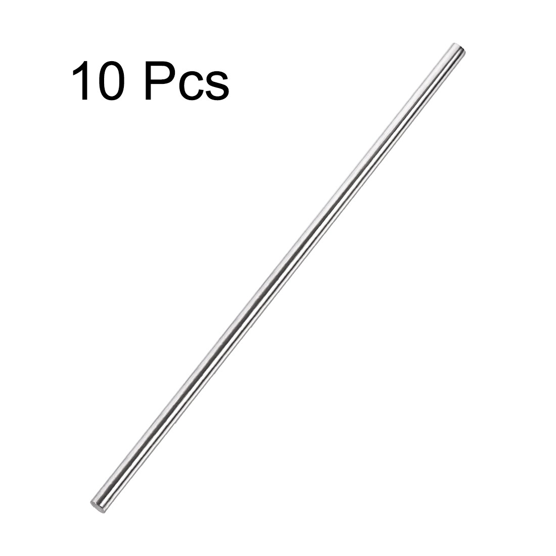 10Pack 300mmx5mm 304 Stainless Steel Rod Lathe Bar Stock for DIY Craft Tool