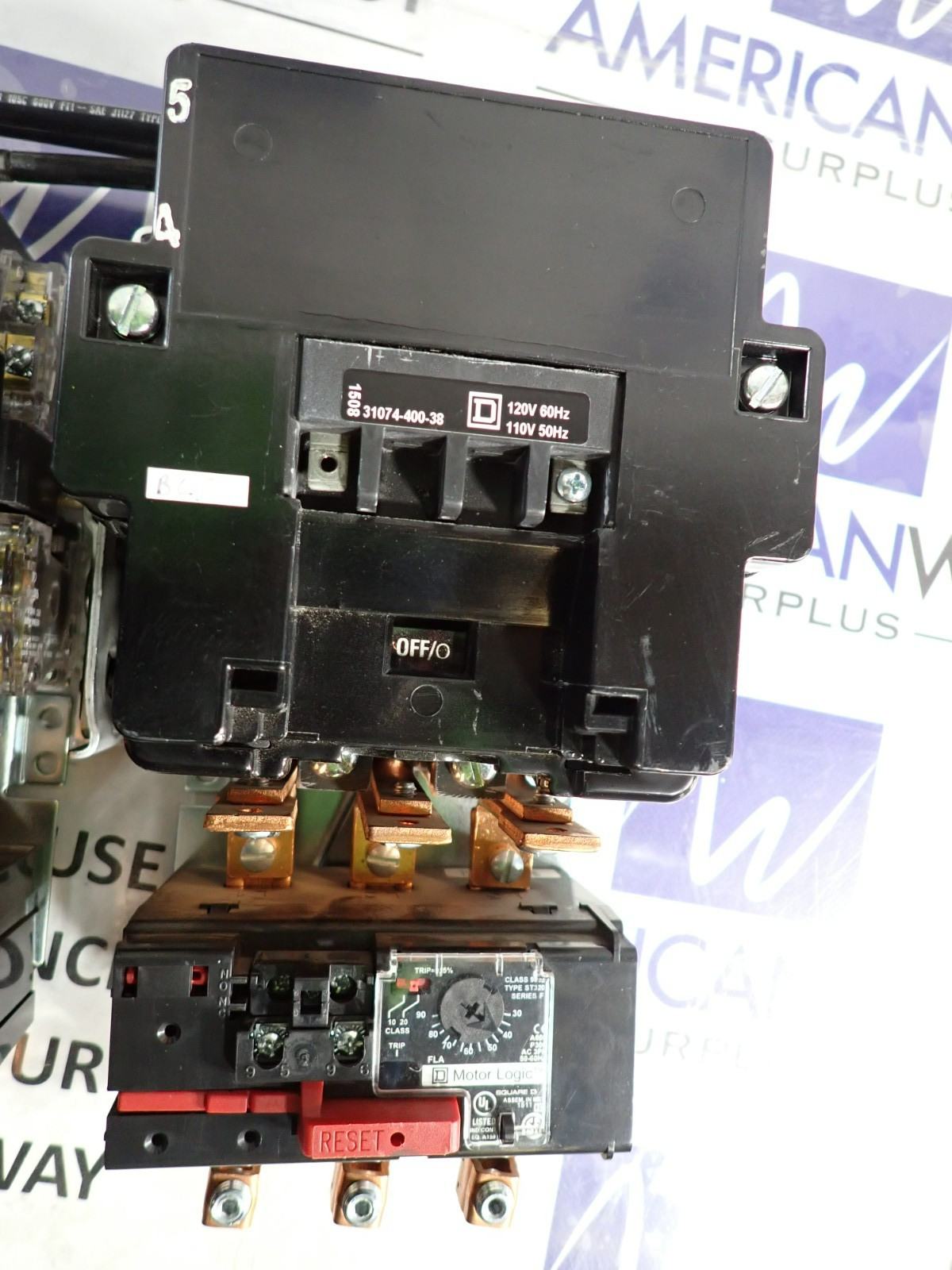 Square D Size 3 8810SE04H30H30S 2 Speed Motor Starter 30-90A OL 9065ST320 S2249