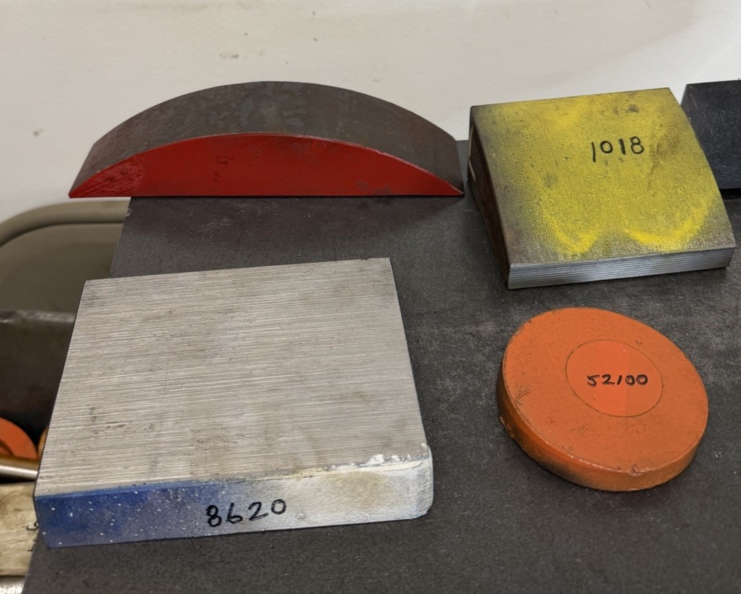 30.10 lbs Misc Carbon & Alloy Steel Cutoff Lot – Mixed Grades (6 PC LOT)