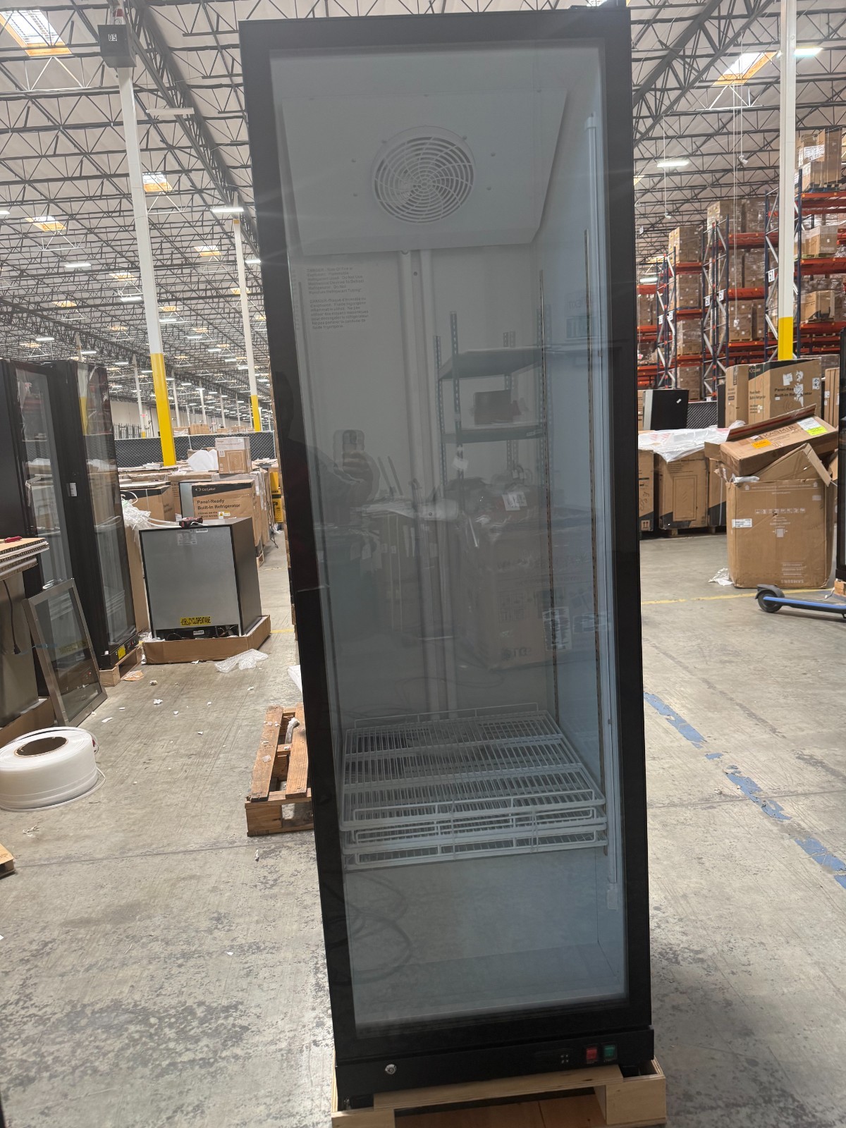 Yeego 17.5 Cu.ft Display Beverage Refrigerator 32-50°F Commercial Fridge Store