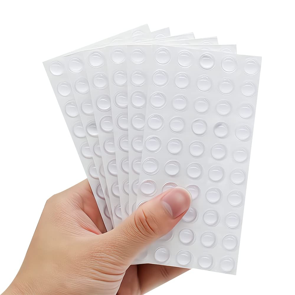 COVERCORNER Super High Viscosity Cabinet Door 200PCS 10*3mm, Transparent