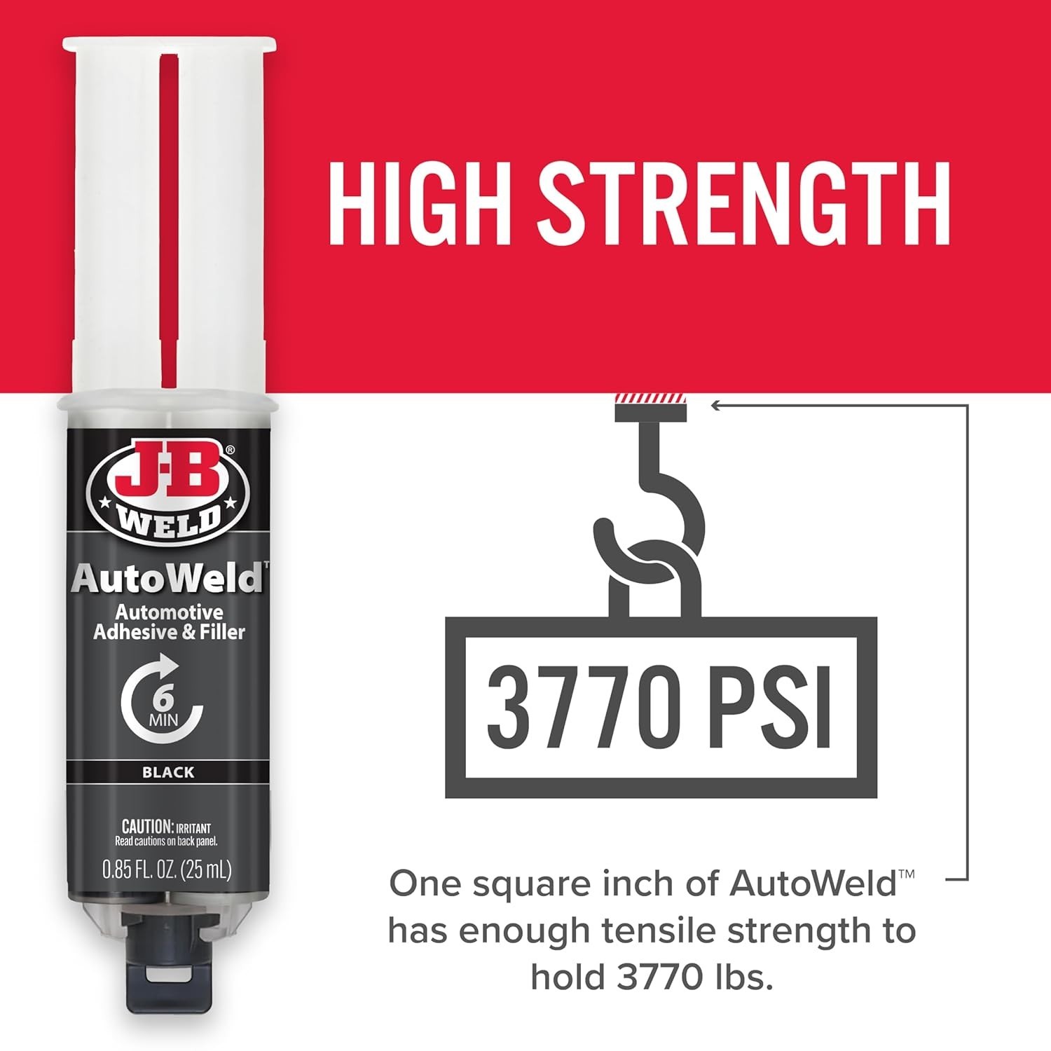 25ml Black AutoWeld Fast Drying Epoxy for Craft and Auto Repair Projects