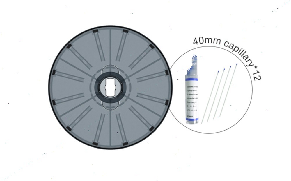Microhematocrit Blood Centrifuge Microcentrifuge with Hematocrit Capillary Rotor