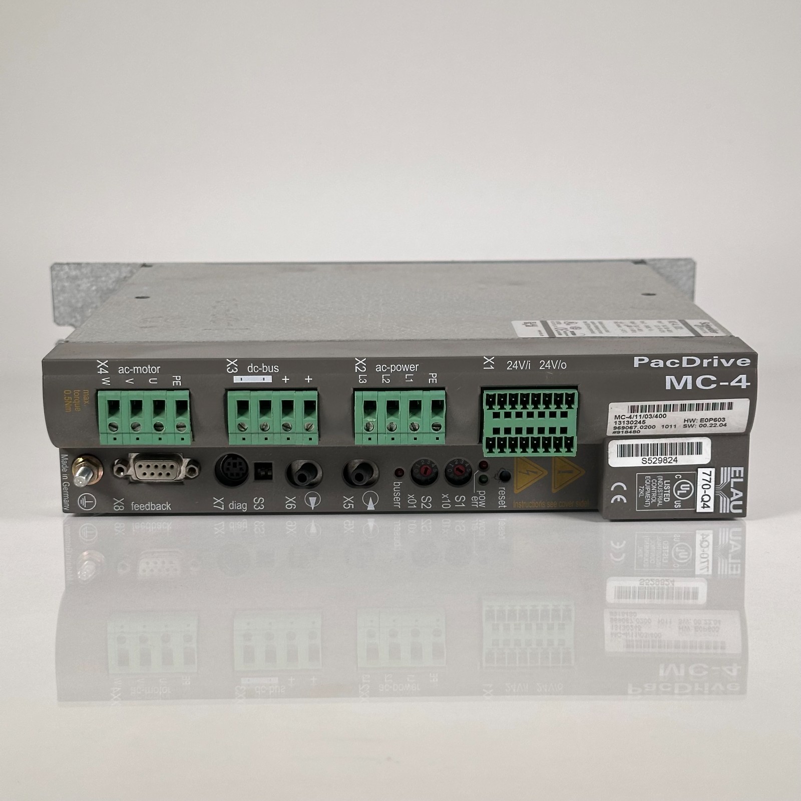 Schneider Electric Elau MC-4 13130245 Pac Drive MC-4/11/03/400 480V H-4