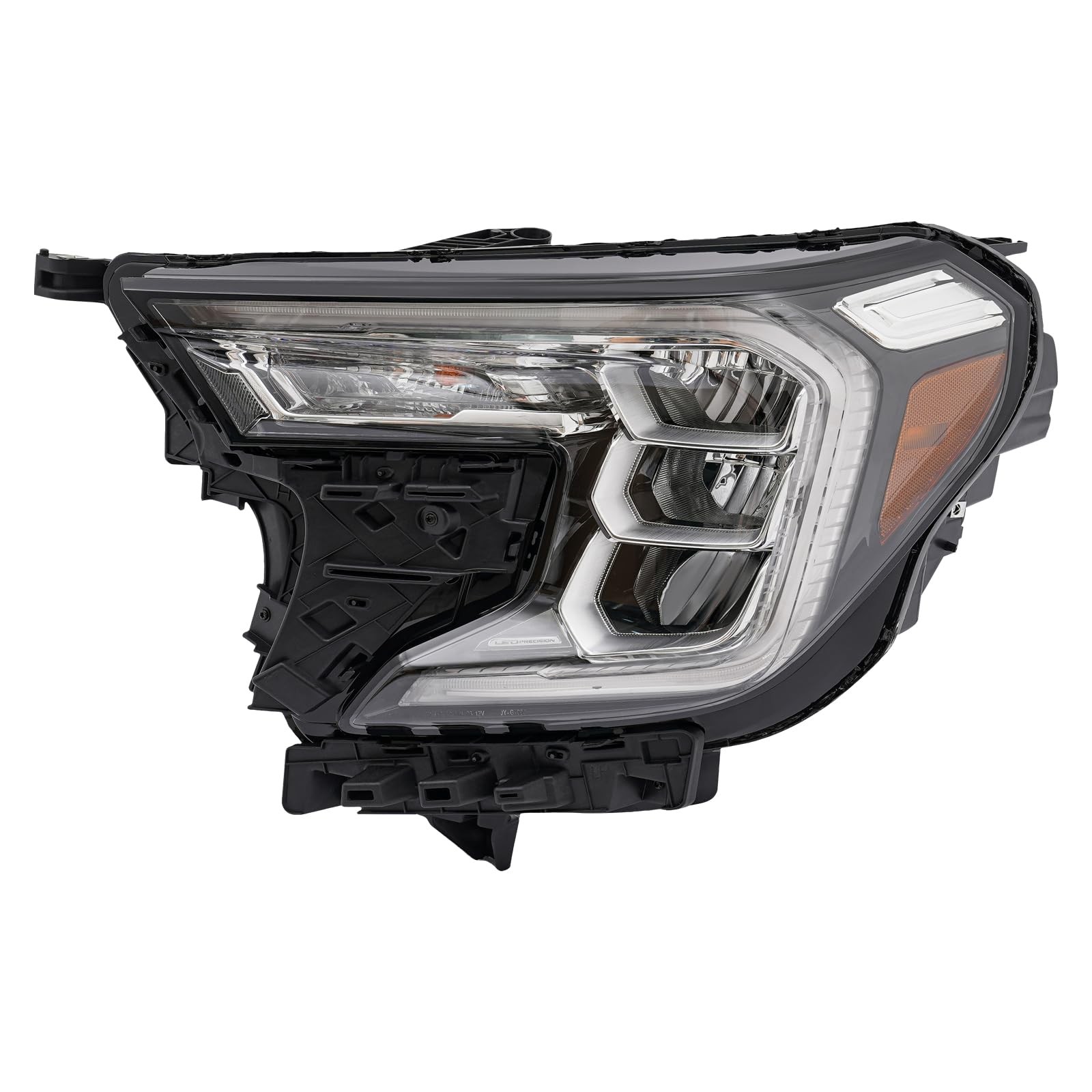 2022-2023 GMC Terrain LED Headlight Left Driver Side Black Housing Clear Lens