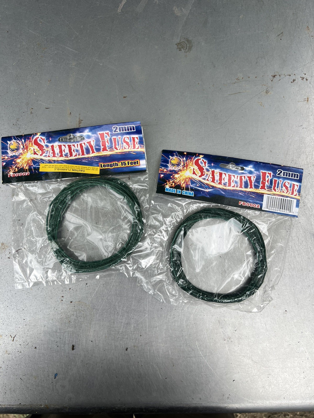 QUICK FUSE 15 Ft Length For Firework Displays (2 Packs)